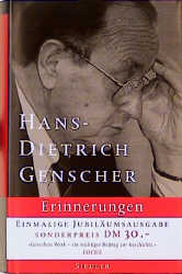 Hans-Dietrich Genscher - Erinnerungen - Hans D Genscher