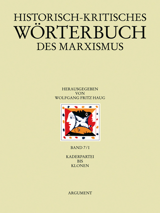 Historisch-kritisches Wörterbuch des Marxismus - Wolfgang F Haug; Frigga Haug; Peter Jehle