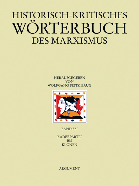 Historisch-kritisches Wörterbuch des Marxismus - 