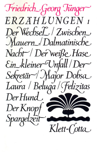 Werke. Werkausgabe in zwölf Bänden / Erzählungen 1-3 (Werke. Werkausgabe in zwölf Bänden, Bd. ?) - Friedrich Georg Jünger; Citta Jünger