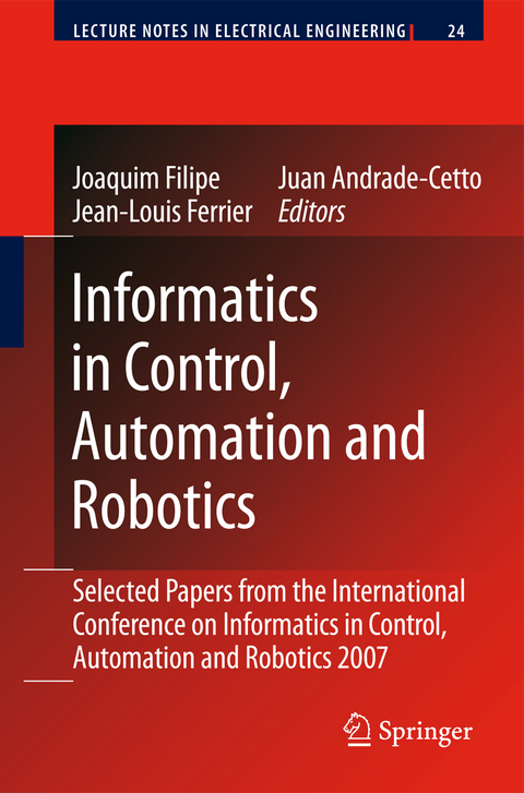 Informatics in Control, Automation and Robotics - 