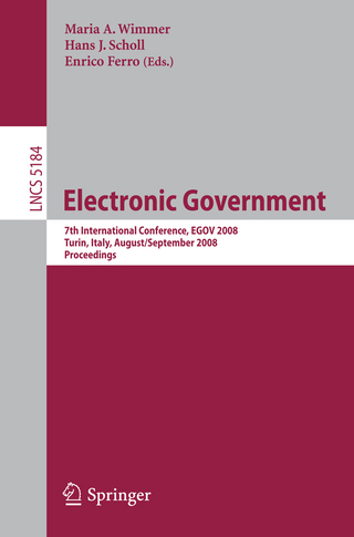 Electronic Government - Maria A. Wimmer; Hans Jochen Scholl; Enrico Ferro