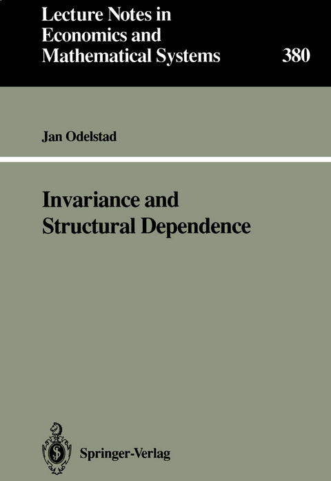 Invariance and Structural Dependence - Jan Odelstad
