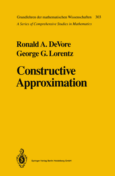 Constructive Approximation - Ronald A. DeVore, George G. Lorentz