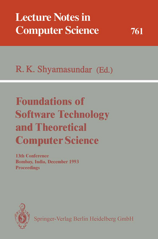 Foundations of Software Technology and Theoretical Computer Science - Rudrapatna K. Shyamasundar