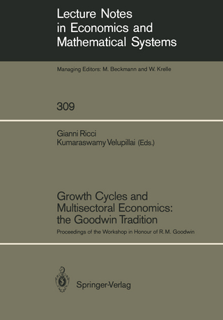 Growth Cycles and Multisectoral Economics: the Goodwin Tradition - Gianni Ricci; Kumaraswamy Velupillai