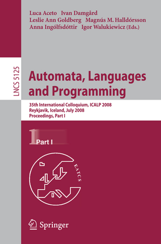 Automata, Languages and Programming - Luca Aceto; Ivan Damgaard; Leslie Ann Goldberg; Magnus M. Halldorsson; Anna Ingolfsdottir; Igor Walukiewicz