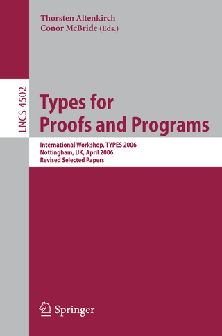 Types for Proofs and Programs - Thorsten Altenkirch; Conor McBride