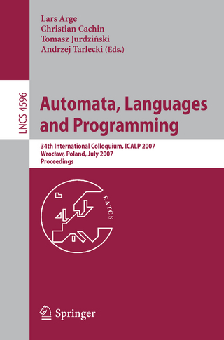 Automata, Languages and Programming - Lars Arge; Christian Cachin; Tomasz Jurdzinski