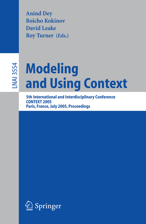 Modeling and Using Context - 