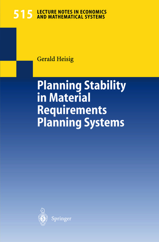 Planning Stability in Material Requirements Planning Systems - Gerald Heisig