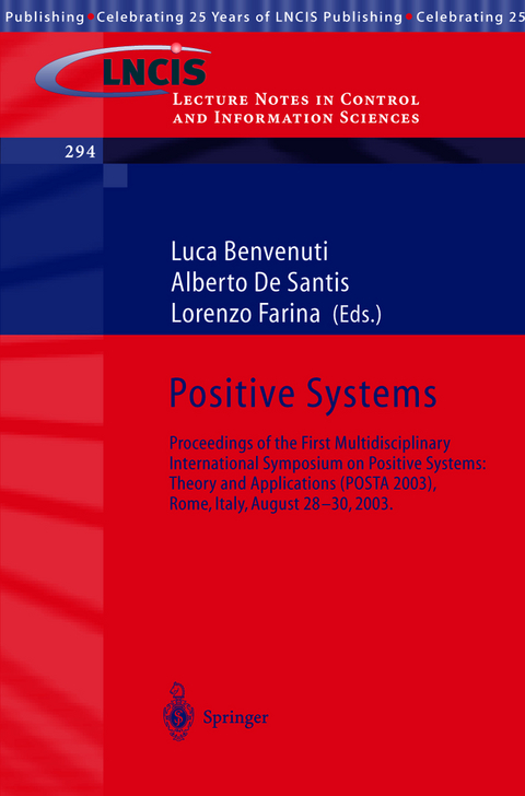 Positive Systems: Theory and Applications - 