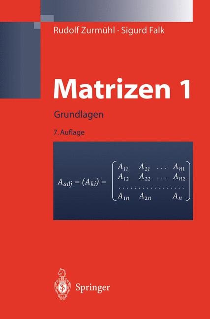 Matrizen und ihre Anwendungen 1 - Rudolf Zurmühl, Sigurd Falk
