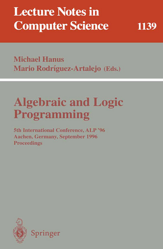 Algebraic and Logic Programming - Michael Hanus; Mario Rodriguez-Artalejo