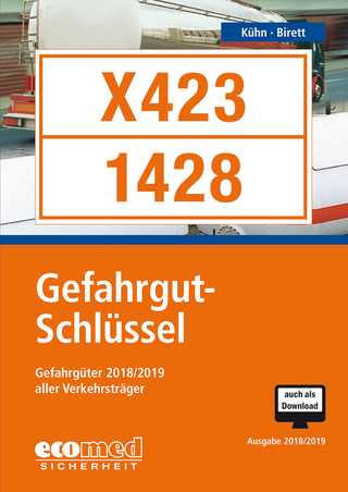 Gefahrgut-Schlüssel CD-ROM Ausgabe 2023/2024 - Robert Kühn; Karl Birett
