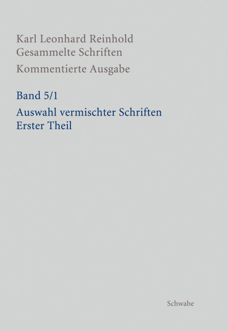 Auswahl vermischter Schriften - Karl Leonhard Reinhold