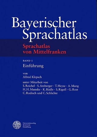 Sprachatlas von Mittelfranken (SMF) / Einführung - Alfred Klepsch