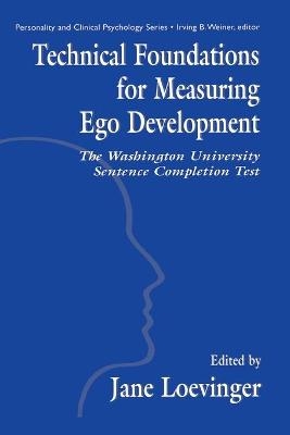Technical Foundations for Measuring Ego Development - Le Xuan Hy; Jane Loevinger