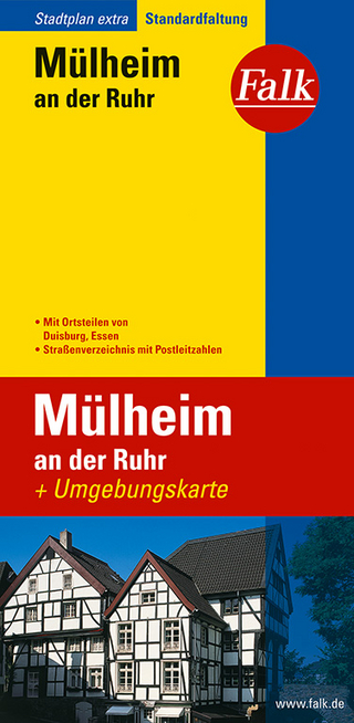 Falk Stadtplan Extra Standardfaltung Mülheim an der Ruhr mit Ortsteilen von