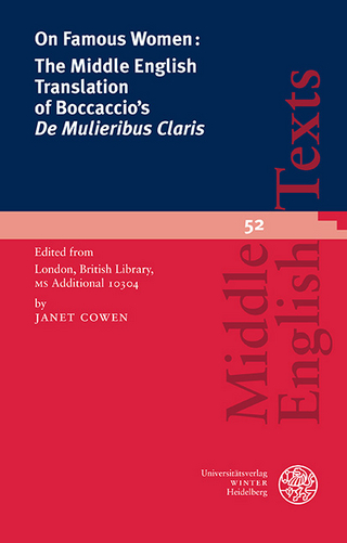 On Famous Women: The Middle English Translation of Boccaccio?s ?De Mulieribus Claris? - Janet Cowen