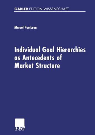 Individual Goal Hierarchies as Antecedents of Market Structures - Marcel Paulssen