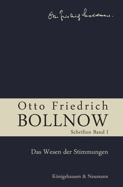 Otto Friedrich Bollnow: Schriften - 