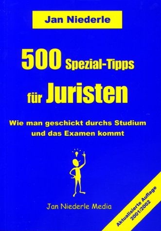 500 Spezial-Tips für Juristen - Jan Niederle