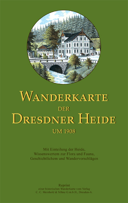 Wanderkarte der Dresdner Heide um 1908 - Michael Schmidt