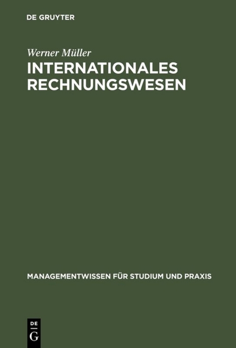 Internationales Rechnungswesen - Werner Müller