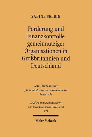 Förderung und Finanzkontrolle gemeinnütziger Organisationen in Großbritannien und Deutschland - Sabine Selbig