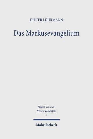 Das Markusevangelium / Das Markusevangelium - Dieter Lührmann