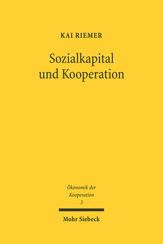 Sozialkapital und Kooperation - Kai Riemer