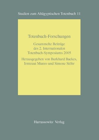 Totenbuch-Forschungen - Burkhard Backes; Irmtraut Munro; Simone Stöhr