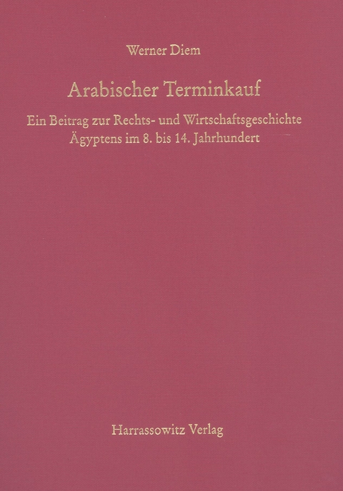 Arabischer Terminkauf - Werner Diem
