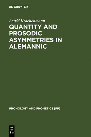 Quantity and Prosodic Asymmetries in Alemannic - Astrid Kraehenmann