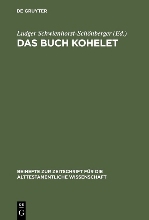 Das Buch Kohelet - 