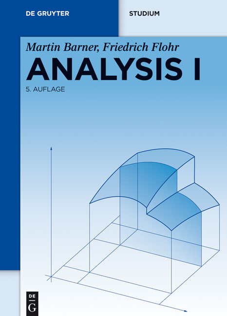 Martin Barner; Friedrich Flohr: Analysis / Analysis I - Martin Barner, Friedrich Flohr