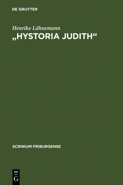 "Hystoria Judith" - Henrike Lähnemann