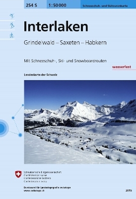 254S Interlaken Schneesportkarte