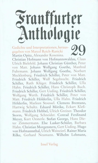 Frankfurter Anthologie. Gedichte und Interpretationen - Marcel Reich-Ranicki