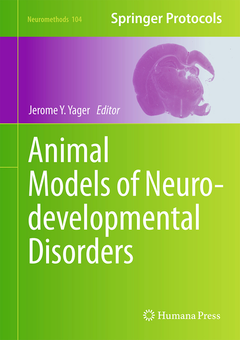 Animal Models of Neurodevelopmental Disorders - 