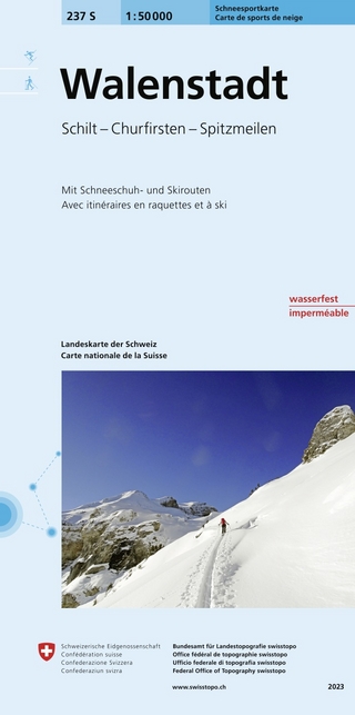 237S Walenstadt Schneeschuh- und Skitourenkarte