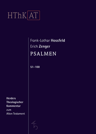 Psalmen 51-100 - Frank-Lothar Hossfeld; Erich Zenger