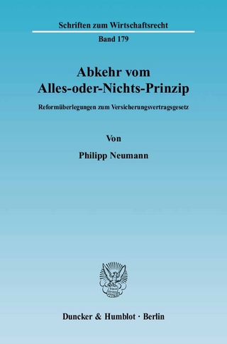 Abkehr vom Alles-oder-Nichts-Prinzip. - Philipp Neumann