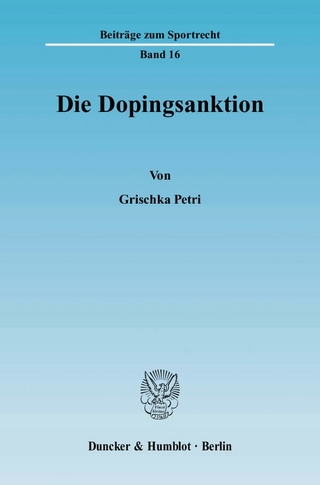 Die Dopingsanktion. - Grischka Petri