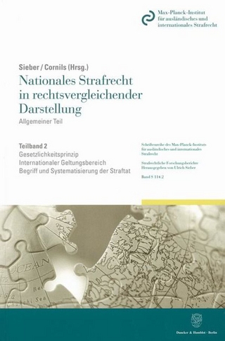 Nationales Strafrecht in rechtsvergleichender Darstellung. - Ulrich Sieber; Karin Cornils