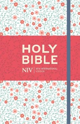 NIV Thinline Floral Cloth Bible - New International Version