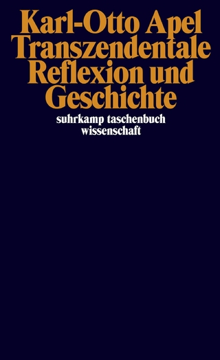 Transzendentale Reflexion und Geschichte - Smail Rapic; Karl-Otto Apel
