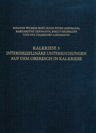 Kalkriese 3 - Interdisziplinäre Untersuchungen auf dem Oberesch in Kalkriese - S Wilbers-Rost; H P Uerpmann; M Uerpmann; B Grosskopf; E Tolksdorf-Lienemann