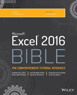 Excel 2016 Bible - John Walkenbach